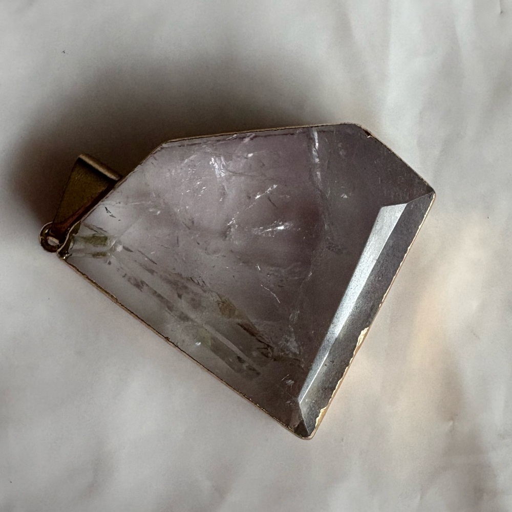 Mystic Prism Fluorite Pendant – Healing Crystal Jewelry